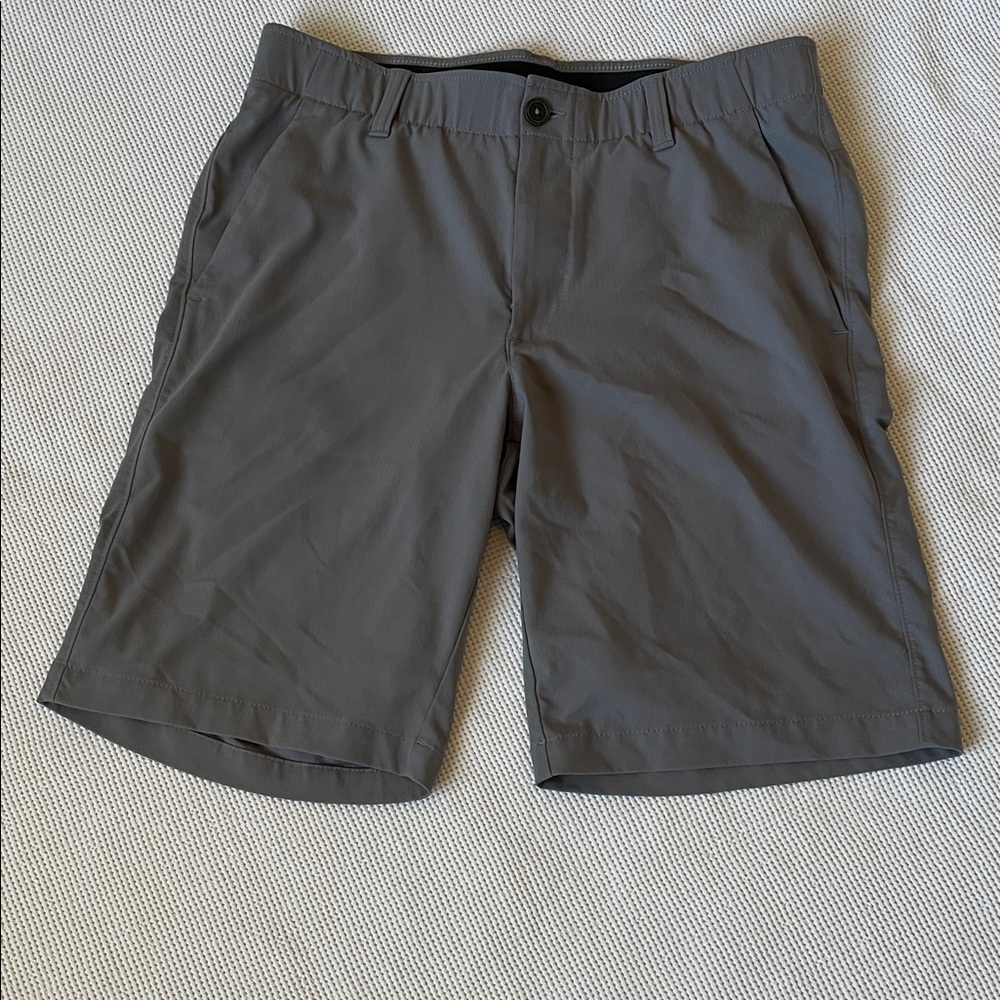 Under Armour Men's Charcoal Flat Front Shorts